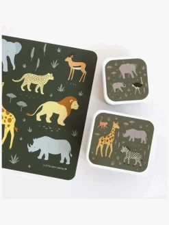 ALittleLovelyCompany Spisetid-A Little Lovely Company Dækkeserviet, Savanna