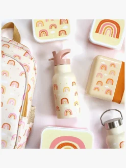 ALittleLovelyCompany Spisetid-A Little Lovely Company Drikkedunk Regnbuer 350 ml, Beige