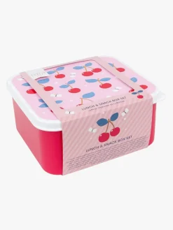 ALittleLovelyCompany Spisetid-A Little Lovely Company Madkasse-sæt, Kirsebær