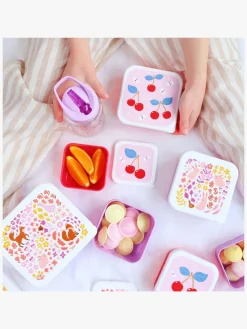 ALittleLovelyCompany Spisetid-A Little Lovely Company Madkasse-sæt, Kirsebær