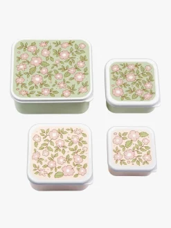 ALittleLovelyCompany Spisetid-A Little Lovely Company Madkasse-sæt, Blomstersalvie