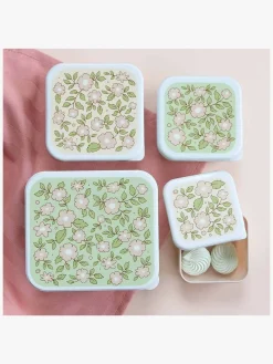 ALittleLovelyCompany Spisetid-A Little Lovely Company Madkasse-sæt, Blomstersalvie