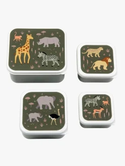 ALittleLovelyCompany Spisetid-A Little Lovely Company Madkasse-sæt, Savanna