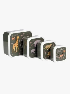 ALittleLovelyCompany Spisetid-A Little Lovely Company Madkasse-sæt, Savanna