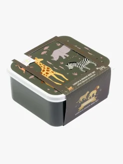 ALittleLovelyCompany Spisetid-A Little Lovely Company Madkasse-sæt, Savanna