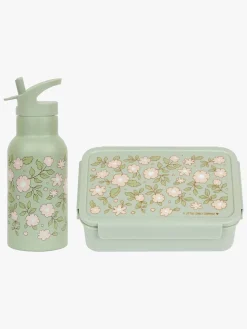 Spisetid|ALittleLovelyCompany A Little Lovely Company Madkasse & Flaske, Blossoms Sage