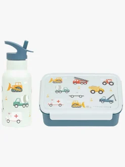 ALittleLovelyCompany Spisetid-A Little Lovely Company Madkasse & Flaske, Vehicles