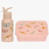 ALittleLovelyCompany Spisetid-A Little Lovely Company Madkasse & Flaske, Butterflies