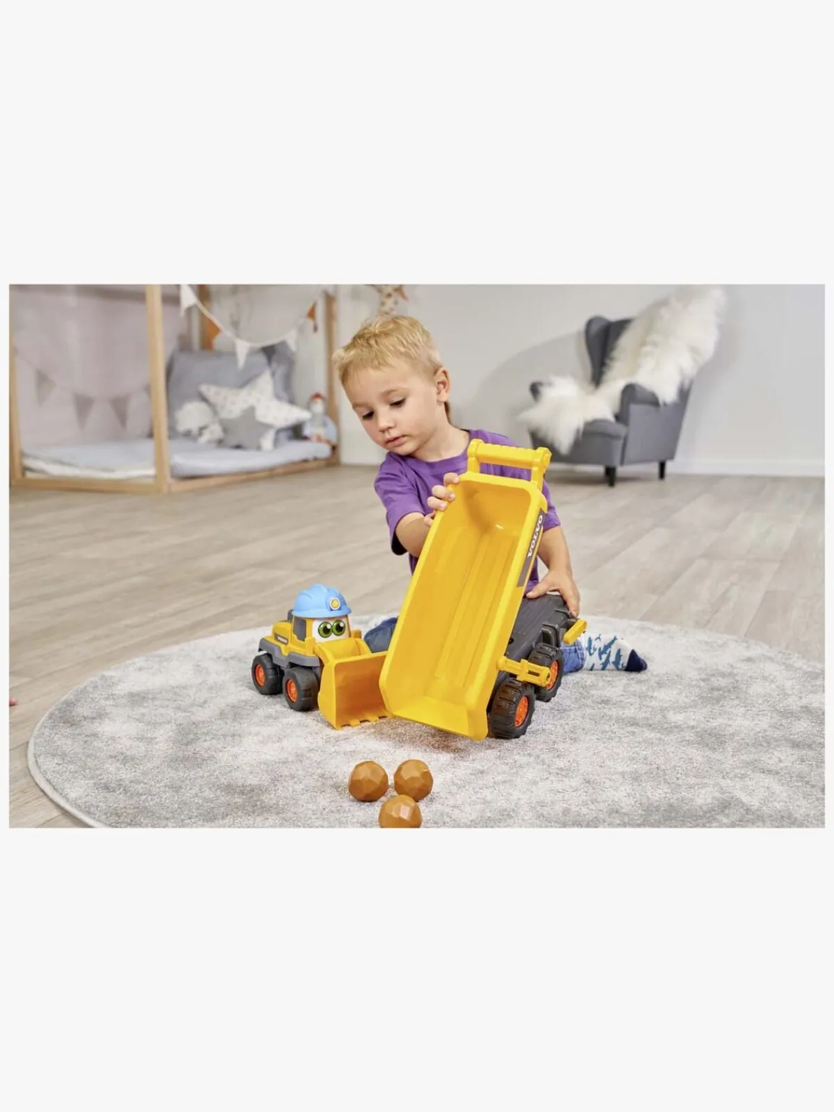 Legetøjsbiler & -Fartøjer|DickieToys ABC Volvo Tracey Lastbil