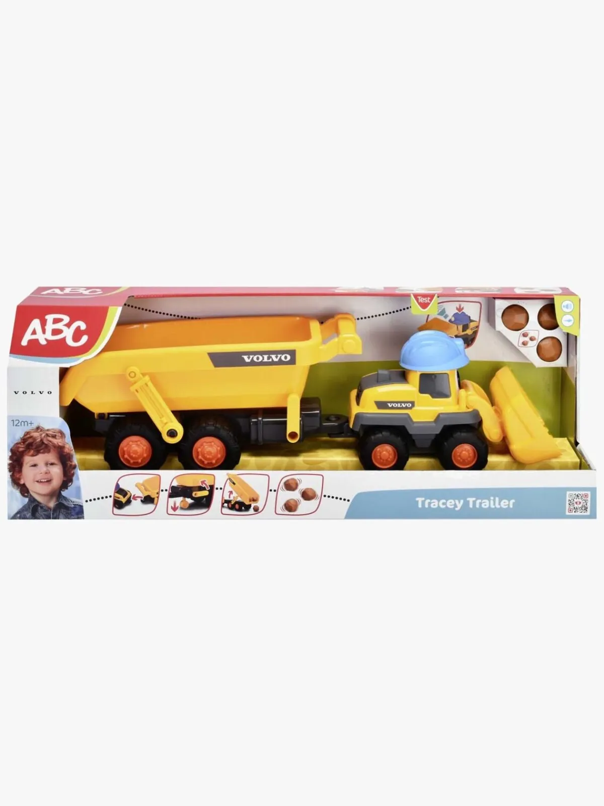 Legetøjsbiler & -Fartøjer|DickieToys ABC Volvo Tracey Lastbil