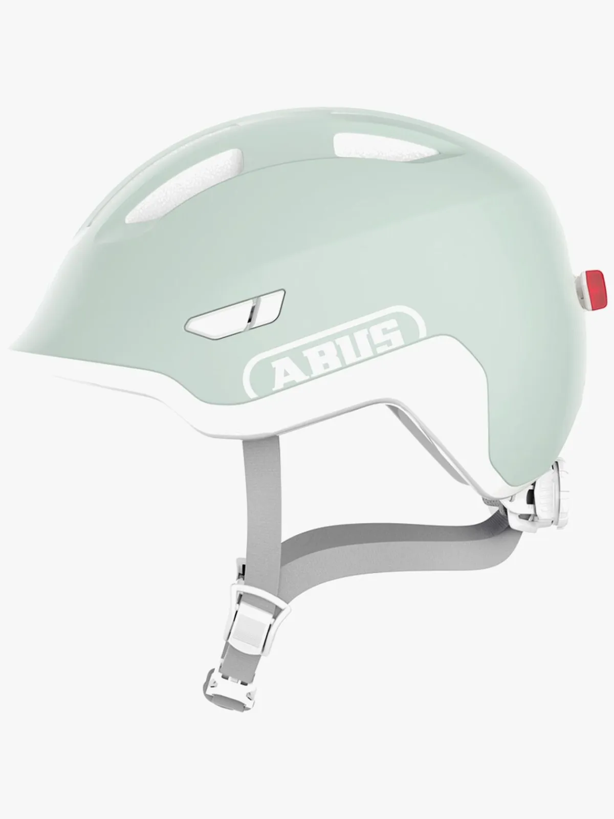 Cykler|ABUS Smiley Hjelm Ace LED, Pure Mint
