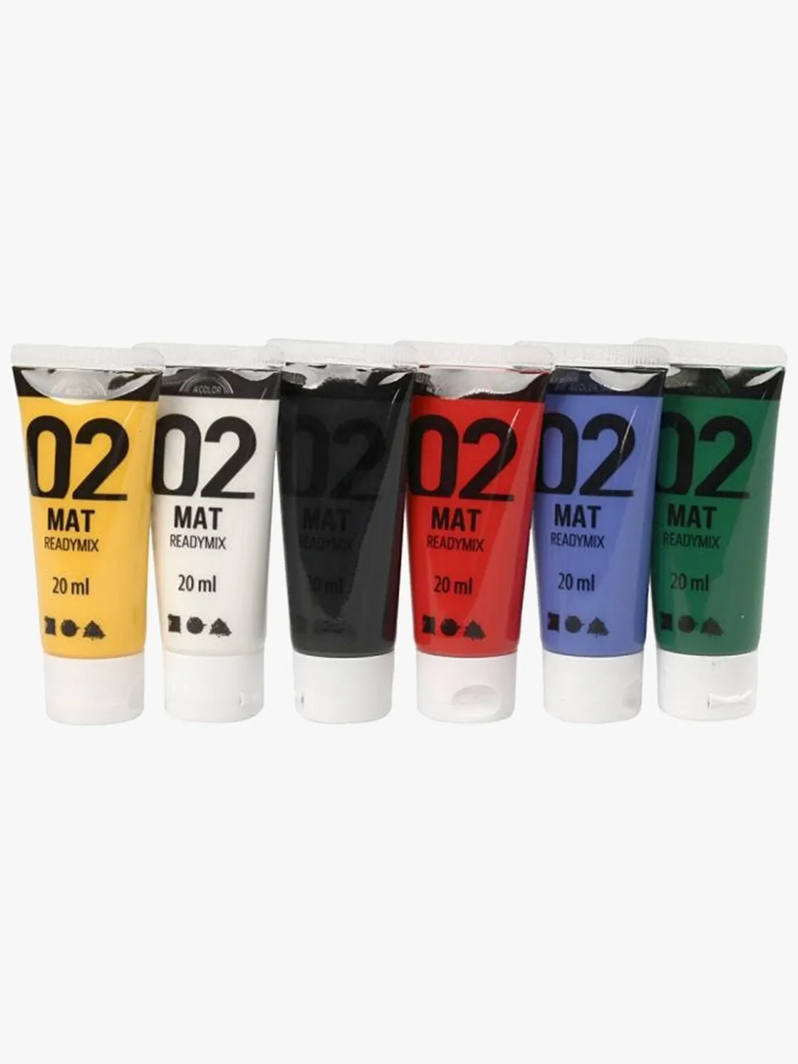 Kreativt Legetøj|Acolor A-color Readymix Standardfarver