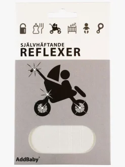 Vogntilbehør|AddBaby Refleksklistermærker, Sølvfarvet Grå