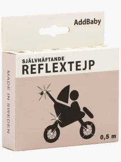 Vogntilbehør|AddBaby Reflekstape 0.5 m, Sølvfarvet Flerfarvet