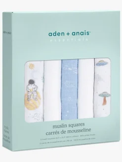 AdenAnais Stofbleer, Nusseklude & Babytæpper-Aden + Anais™ Essentials Stofble 5-Pak, Space Explorers
