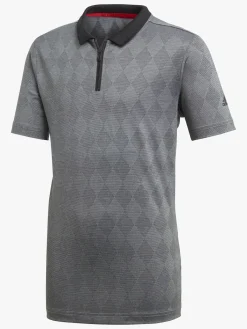 Ketsjersport|Adidas Boys Barricade Polotrøje, Black