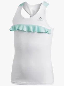 Adidas Sportstøj-Girls Ribbon Tank Træningstop, White