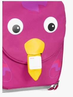 Tasker|Affenzahn Kuffert 18L, Bird Lyserød/Gul