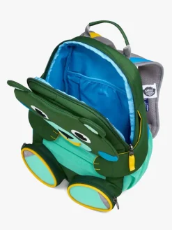 Tasker|Affenzahn Large Friend Rygsæk 8L, Creative Bear Grøn/Blå/Gul