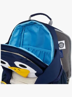 Tasker|Affenzahn Large Friend Rygsæk 8L, Penguin Blå/Hvid