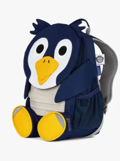 Tasker|Affenzahn Large Friend Rygsæk 8L, Penguin Blå/Hvid