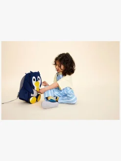 Tasker|Affenzahn Large Friend Rygsæk 8L, Penguin Blå/Hvid