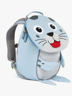 Tasker|Affenzahn Small Friend Rygsæk 4L, Seal Rød/Grå/Blå