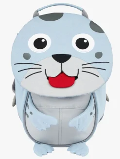 Tasker|Affenzahn Small Friend Rygsæk 4L, Seal Rød/Grå/Blå