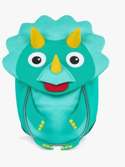 Tasker|Affenzahn Small Friend Rygsæk 4L, Dinosaur Rød/Blå/Gul