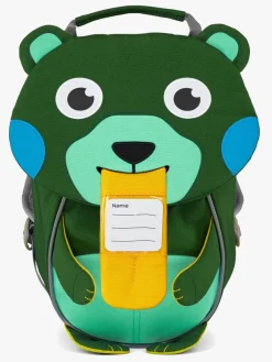 Tasker|Affenzahn Small Friend Rygsæk 4L, Creative Bear Limited Edition Grøn/Blå