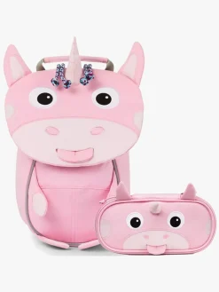 Tasker|Affenzahn Small Friend Rygsæk 4L & Penalhus, Unicorn