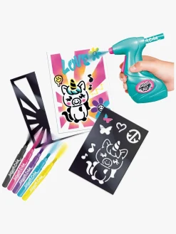 AirbrushPlush Kreativt Legetøj-AIRBRUSH PLUSH Mini Poster Kreasæt