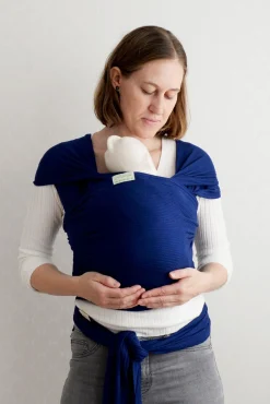 AldoriaBaby Bæreseler, Strækvikler & Bærestole-Aldoria Bambus Soft Strækvikle, Marineblå