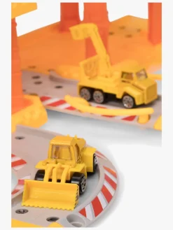 Legetøjsbiler & -Fartøjer|AlexGarage1 Alex's Garage Byggeplads Med 3 Tilbehør Gul