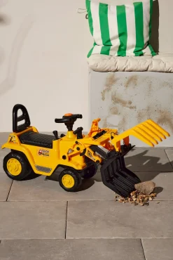 AlexGarage1 Pedal- & Gåbiler-Alexs Garage Gåbil Traktor m. Skovl