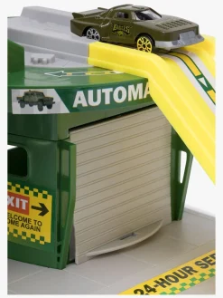 Legetøjsbiler & -Fartøjer|AlexGarage1 Alex's Garage Militær Parkeringsgarage Grøn