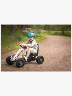 AlexGarage1 Pedal- & Gåbiler-Alex's Garage Pedalbil Go-kart, Hvid