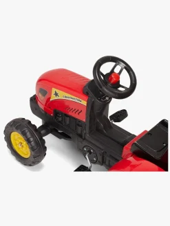 AlexGarage1 Pedal- & Gåbiler-Alex's Garage Pedaltraktor, Rød