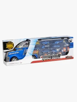 Legetøj Til Børn På 0-10 År|Legetøjsbiler & -Fartøjer|AlexGarage1 Alex's Garage Police Squad Lastbil med Transportmidler