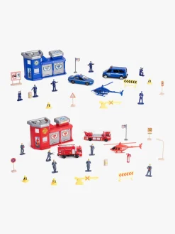 AlexGarage1 Legetøjsbiler & -Fartøjer-Alex's Garage Politistation og Brandstation