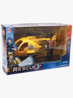 AlexGarage1 Legetøjsfigurer-Alex's Garage Rescue Squad Legesæt Redningshelikopter