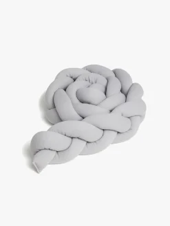 Sengetøj|AliceFox Alice & Fox ALEAH Flettet Sengerand 350cm, Light Grey Grå