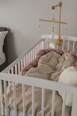 Børn AliceFox Sengetøj-Alice & Fox ALEAH Flettet Sengerand 200cm, Dusty Pink