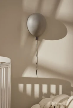 Lamper & Belysning|AliceFox Alice & Fox BIBI Væglampe Ballon, Lysegrå Grå