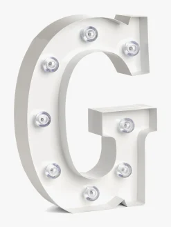 Børn AliceFox Lamper & Belysning-Alice & Fox Bogstavlampe G, Hvid