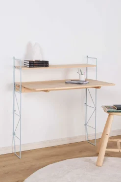 Børnemøbler|AliceFox Alice & Fox CLEO Skrivebord, Blå/Naturel