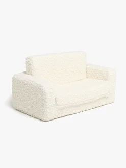 Børn AliceFox Børnemøbler-Alice & Fox Cubbie  Foldbar Sofa 94x55cm, White Teddy