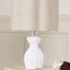 Lamper & Belysning|AliceFox Alice & Fox Curve Lampefod inkl Lily Lampeskærm S, White/Beige