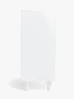 Børnemøbler|AliceFox Alice & Fox DELTA Bogreol med Opbevaringskasse, Hvid Grå/Beige/Hvid