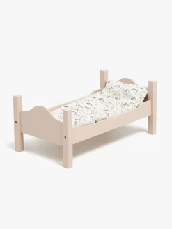 Dukker & Bamser|AliceFox Alice & Fox Dukkeseng, Pink Lyserød/Hvid